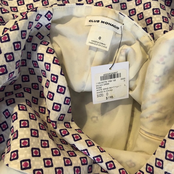Club Monaco dress new with tag, size 0 - Picture 3 of 4